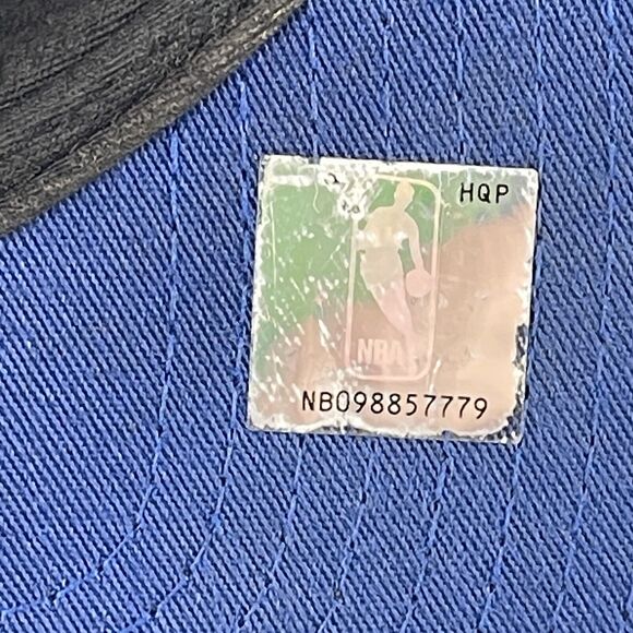 NY KNICKS Mitchell & Ness Snapback Hat Black Blue New York NBA Basketball Cap - Picture 7 of 12